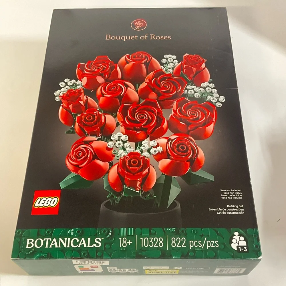 LEGO Bouquet of Roses 10328 Botanical Complete Set 822 pcs Unopened Box NEW